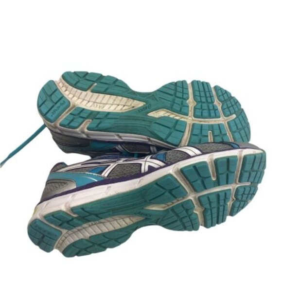 ASICS womens size 9.5 gel-Excite‎ 2 running shoe T473N aqua gray purple - Picture 2 of 9